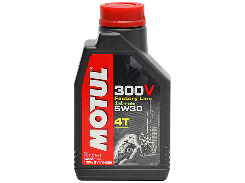 Масло Motul 4T 300V Factory Line 5W-30 100% Double Ester 1л (синтетика), 104108