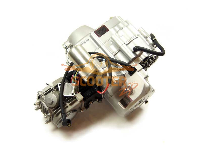 Двигатель для мопеда 4Т 147FMH 71, 8см3 (полуавтомат) (N-1-2-3-4) (с верх. э/стартером); ALPHA(п/авт.), 4620753548060