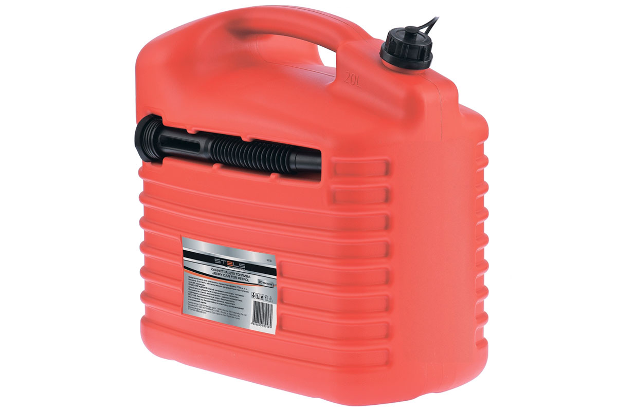 Канистра для топлива, пластиковая,  5 литров STELS для бензокосы PATRIOT PT 553 (20110420), 53121