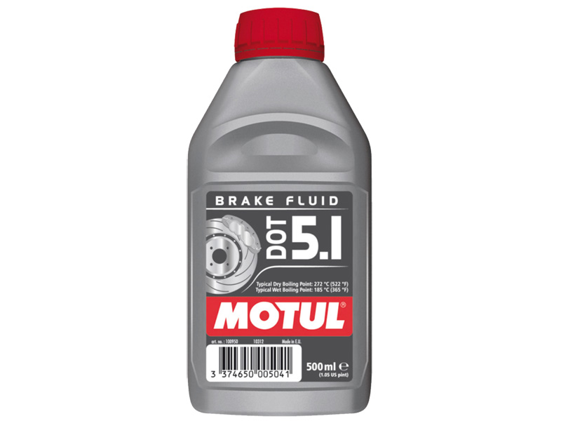 Тормозная жидкость Motul DOT 5, 1 Brake Fluid 0, 5 л для скутера Honda Lead 50 AF-48, 100950