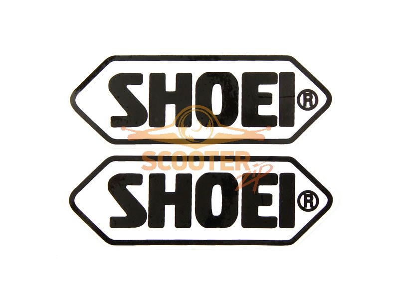 Наклейки (пара) (5х10) эмблема Shoei, 4620761960403