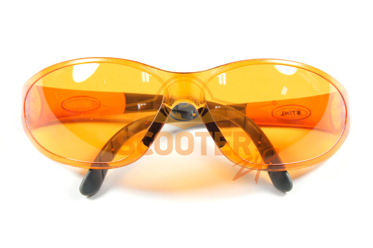 Очки защитные STIHL Contrast, оранжевые для бензокосы STIHL FS 45 C-E, 00008840324