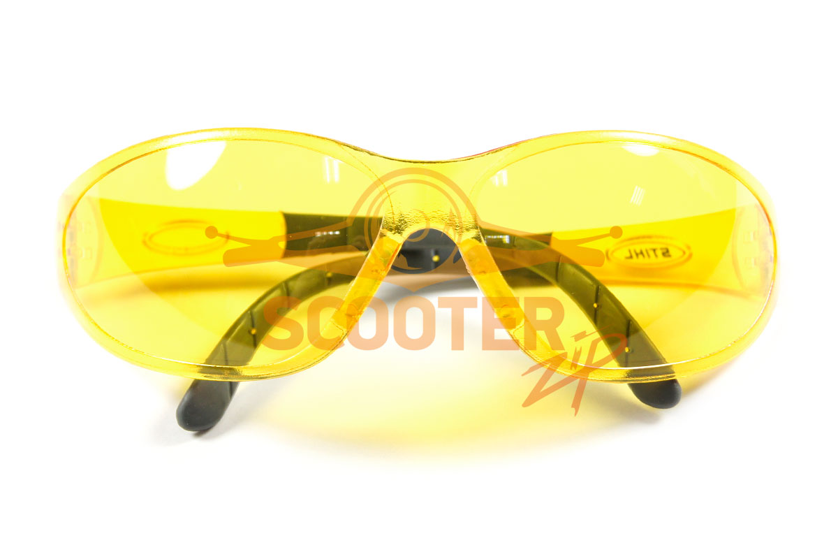 Очки защитные STIHL Contrast, желтые для воздуходувки электрической STIHL BGE-71, BGE-81, 00008840327