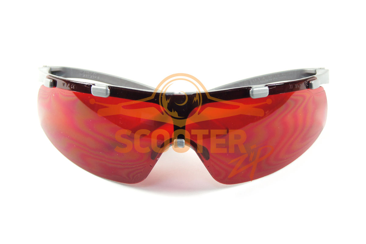 Очки защитные STIHL SUPER FIT, красные для электропилы CHAMPION 422-18, 00008840345