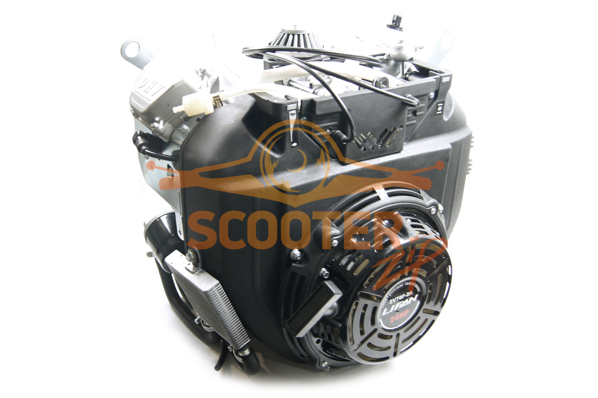 Двигатель снегохода Буран 24 л.с. 640см3. 46кг (вариатор, электростартер, полностью готовый к установке) LIFAN