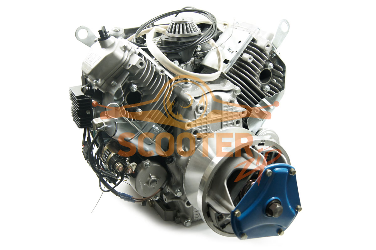 Двигатель снегохода Буран 24 л.с. 640см3. 46кг (вариатор, электростартер, полностью готовый к установке) LIFAN