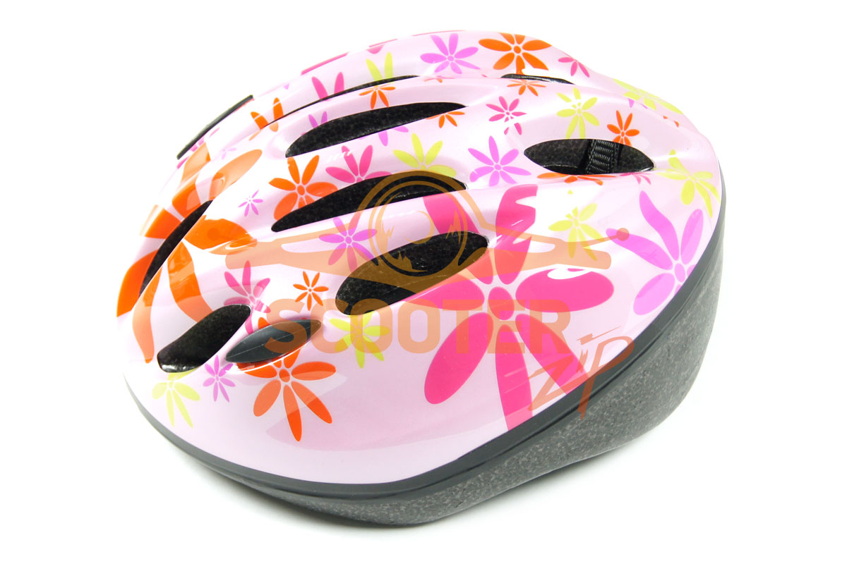 Шлем велосипедный K23, 10 вент. отверстий, (цв. розовый), размер S/M (50-58cm) детский, 4630031486342