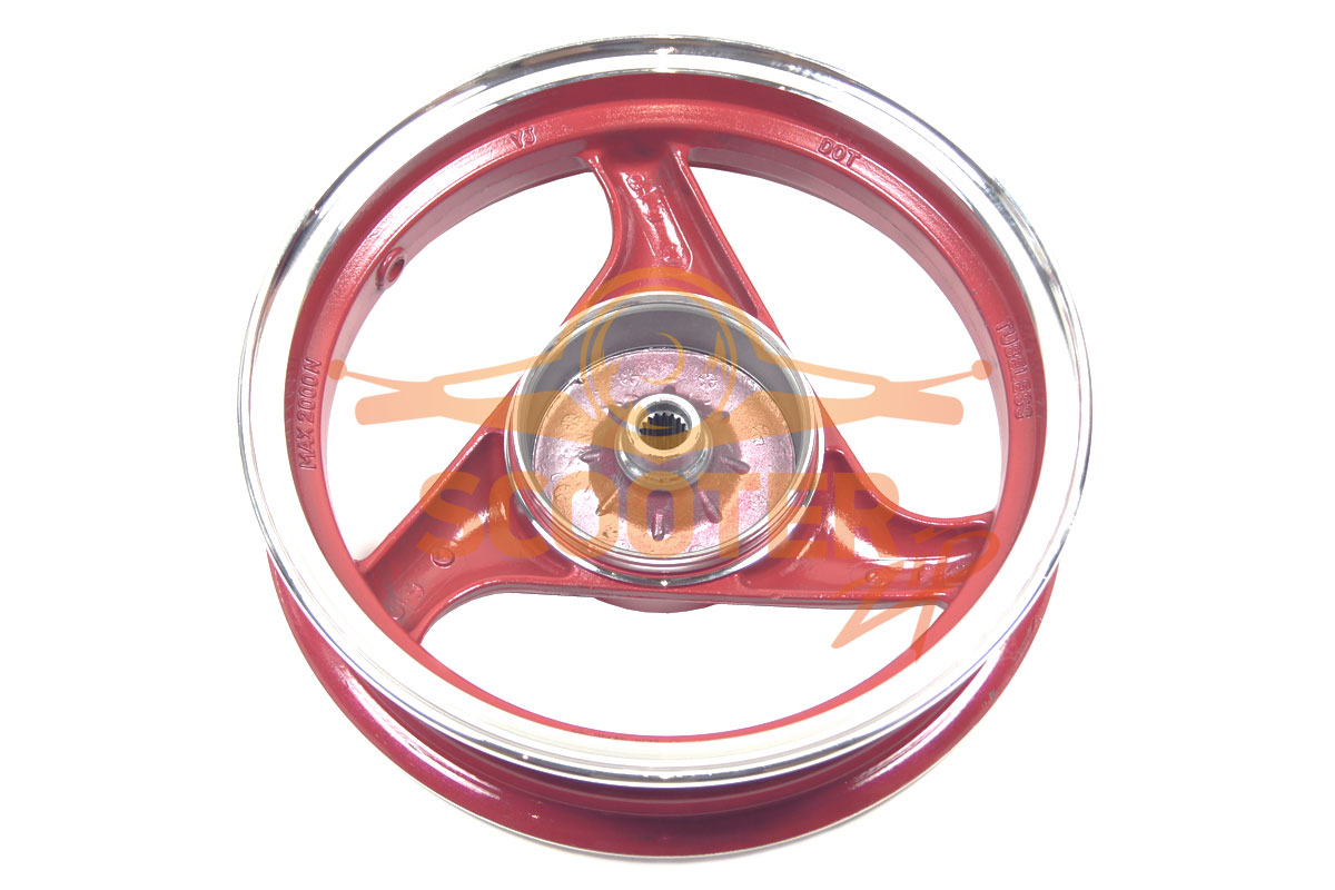 Диск колеса 12 x 2.50 задний барабанный тормоз (18 шлицов колодки d-111мм) для скутера Stels Skif