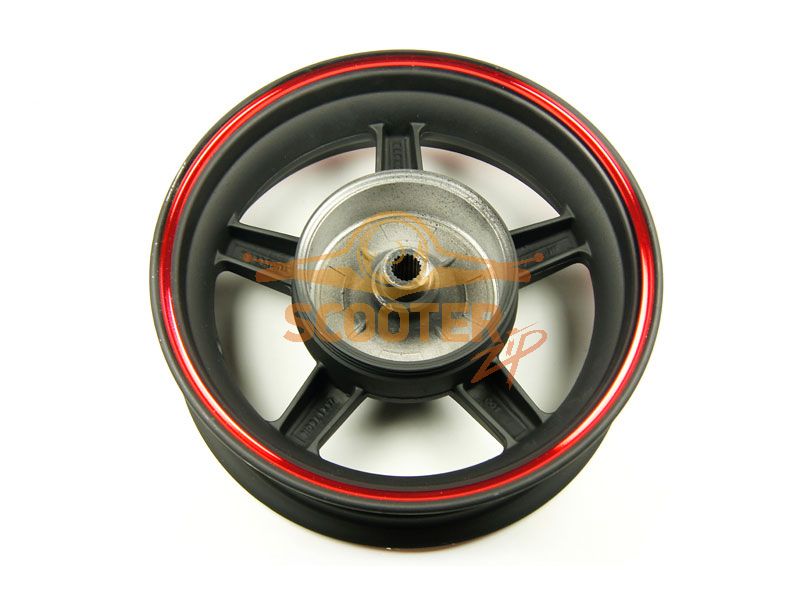 Диск колеса 12 x 3.50 задний дисковый тормоз (19 шлицов)  для китайского скутера, 4627072932983