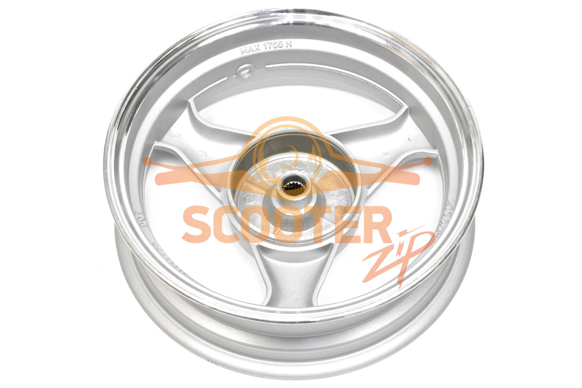 Диск колеса 12 x 3.50 задний барабанный тормоз (18T) колодки d-110мм  для китайского скутера, 4620753546233