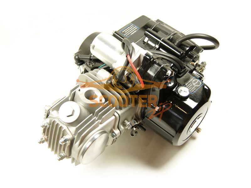 Двигатель для мопеда 4Т 153FMI 124, 9см3 (МКПП) (N-1-2-3-4) (с верх. э/стартером), 4620757435694