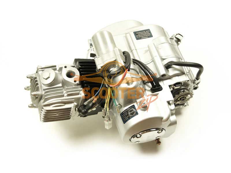 Двигатель для мопеда 4Т 152FMH 106, 7см3 (МКПП) (N-1-2-3-4) (с верх. э/стартером) ALPHA