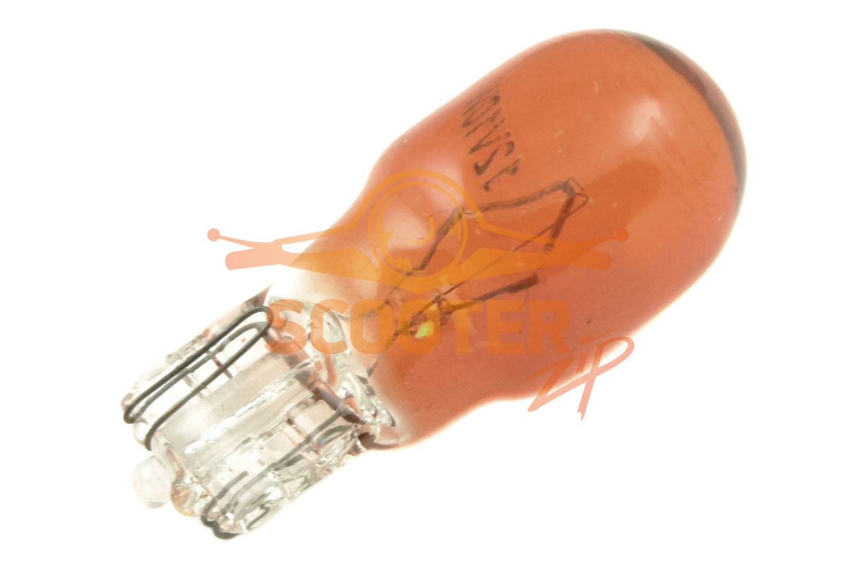 Лампа поворота T13 12V 10W без цоколя желтая, 315-2982