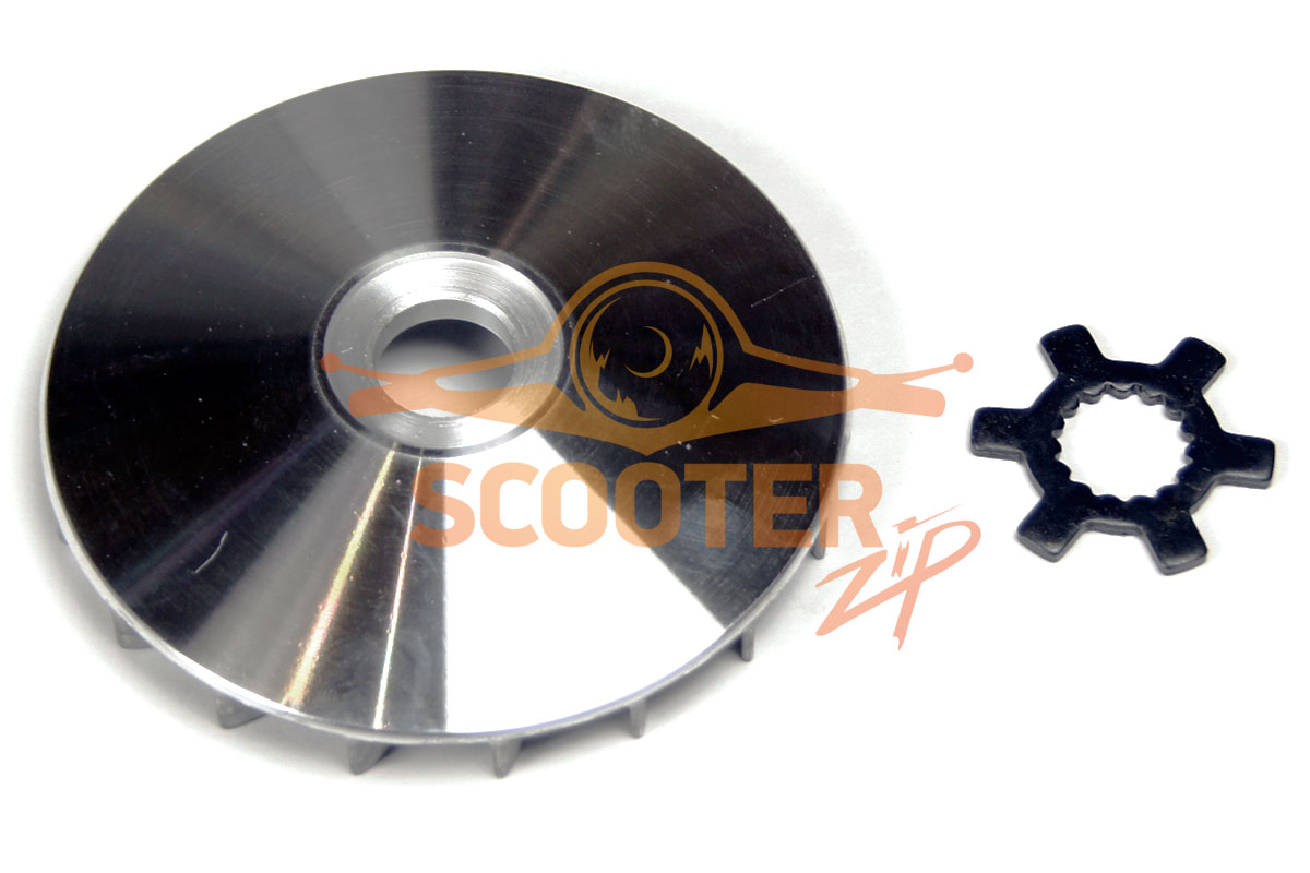 Наружный шкив переднего вариатора для скутера Keeway/Vento/Stels, Yamaha Axis 90 (d-16mm), 056-2271
