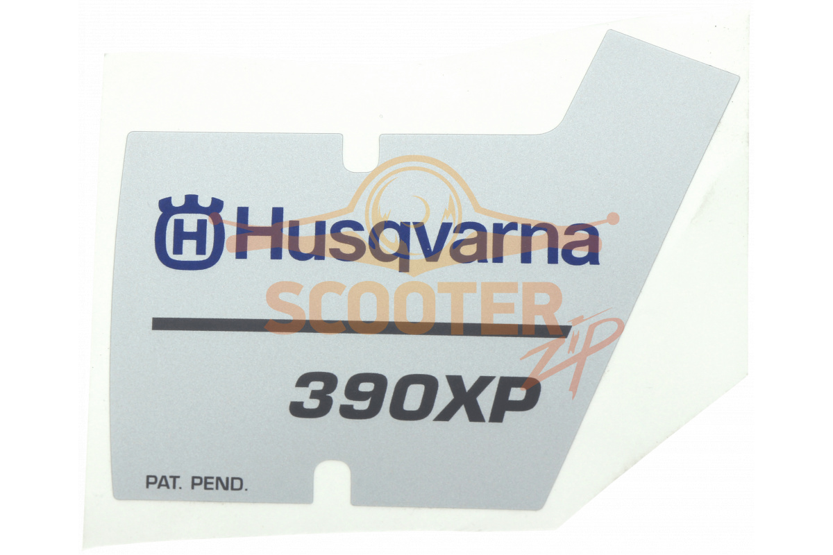 Наклейка для бензопилы Husqvarna 385 EPA, s/n 20064000001~, 5373270-03