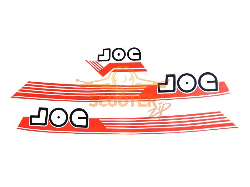 Наклейки (3шт) (7х50) Jog для скутера Yamaha Jog C, Jog ZII, 4620761961158