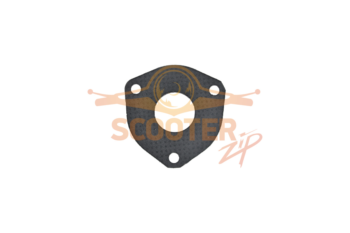 Проклaдкa глушителя треугольник (метaл-aсбест) для скутера Китаец с двигателем 139QMB 50-70 см3, 894-0335