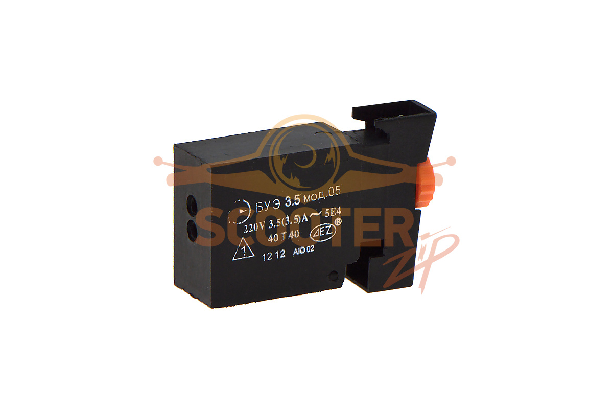 Выключатель БУЭ 3.5 мод. 05, с фиксатором и регулятором оборотов для лобзика Фиолент ПМ3-600Э (от 02.07.2012), 889-0278-1