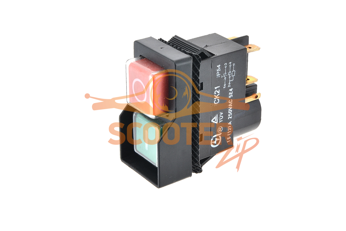 Выключатель DKLD IP54 для сверлильного станка, компрессора, бетономешалки (нового образца) 5 контактов, 889-0125