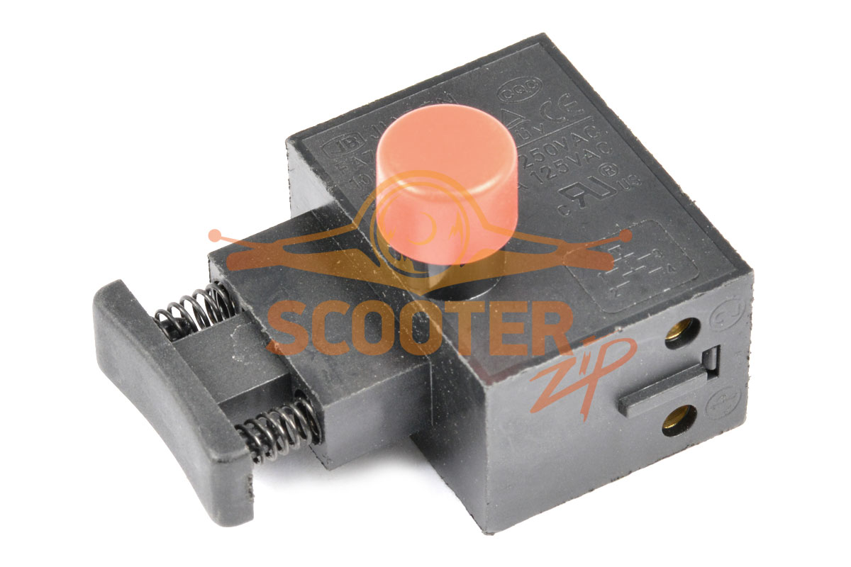 Выключатель (10А) для электропилы CHAMPION 318-16, 8042-462201-0016610
