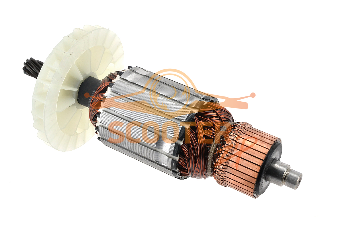 Ротор (Якорь) Black & Decker для пилы торцевой BPSM1510 TYPE 1,BT1400 TYPE 1 (L-194 мм, D-53 мм, 9 зубов, наклон вправо), 5140012-94