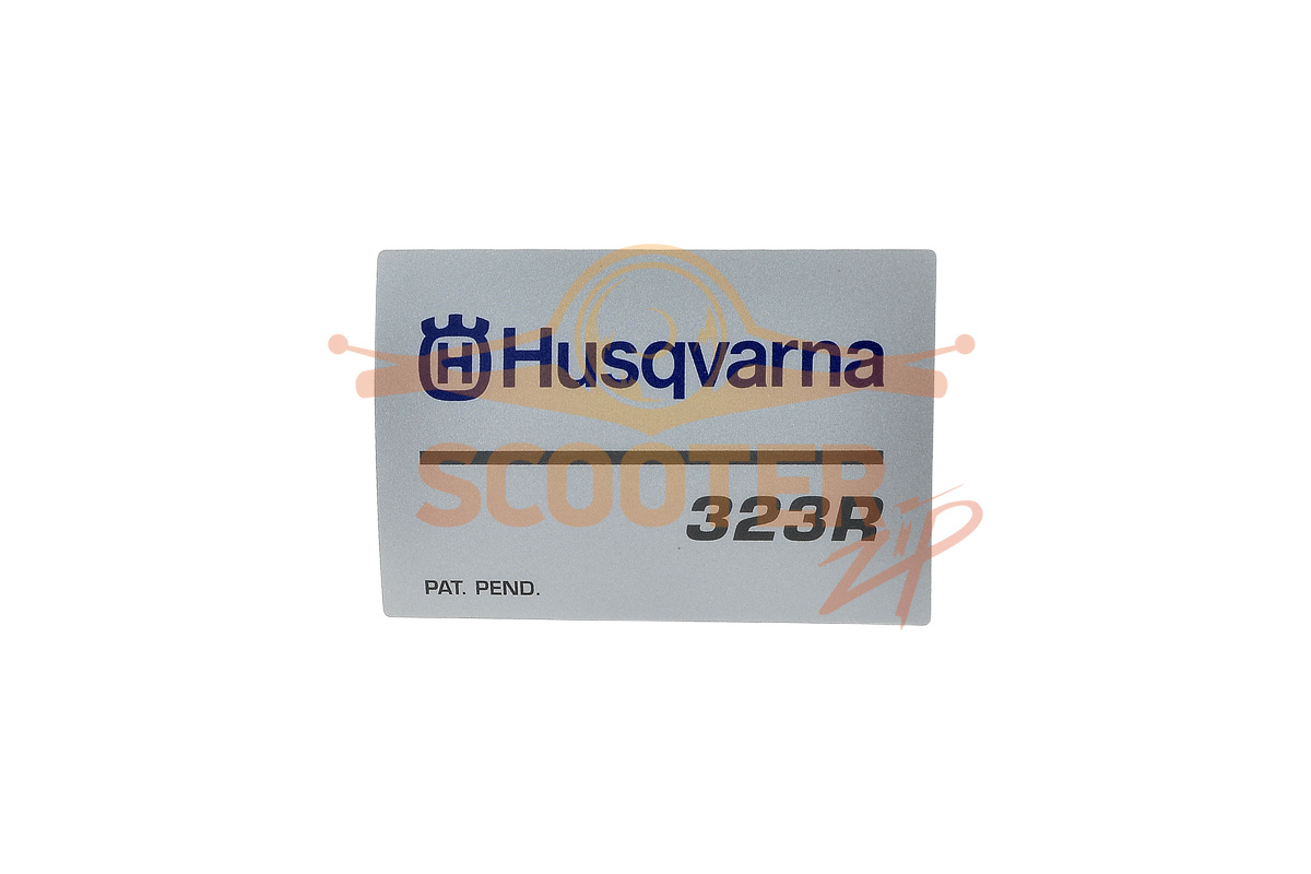 Наклейка для триммера Husqvarna 325 LDx, s/n 20080900001~, 5373534-07