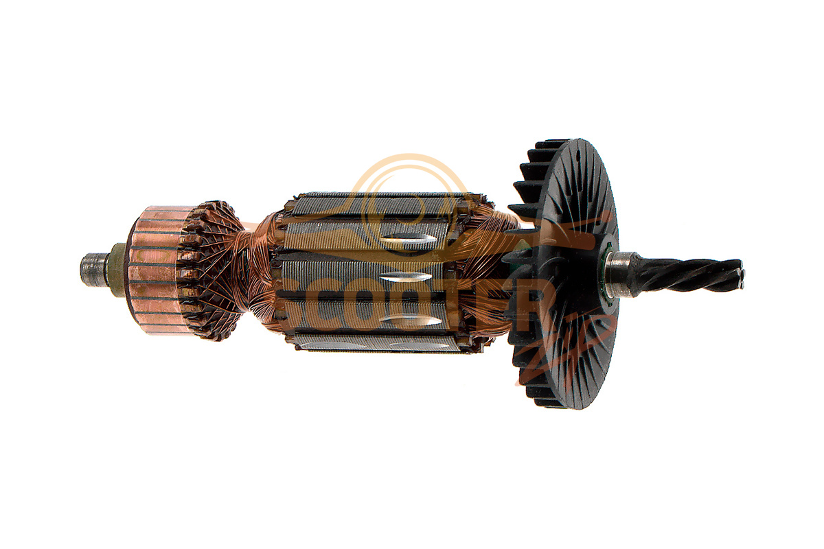 Ротор (Якорь) (L-138 мм, D-32 мм, 5 зубов, наклон влево) для шуруповерта Фиолент ШВ2-6-РЭ (от 17.06.2012), ИДФР684263009-10И