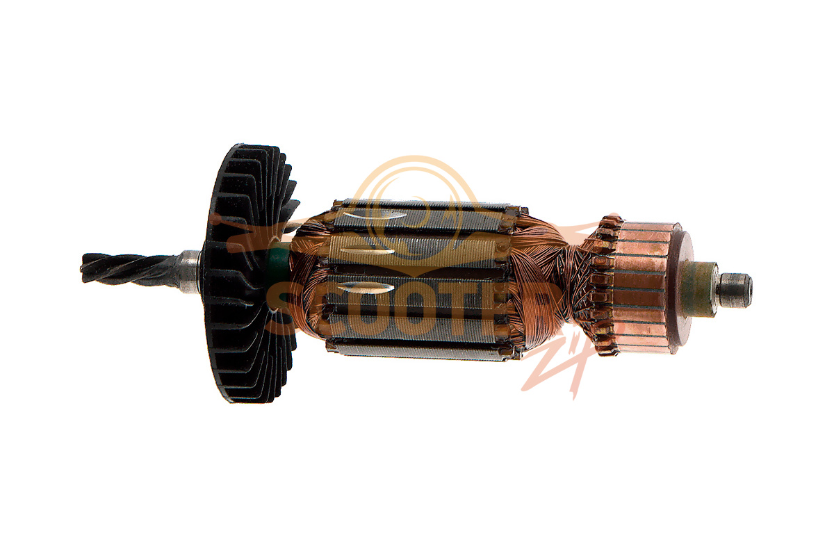 Ротор (Якорь) (L-138 мм, D-32 мм, 5 зубов, наклон влево) для шуруповерта Фиолент ШВ2-6-РЭ (от 17.06.2012), ИДФР684263009-10И