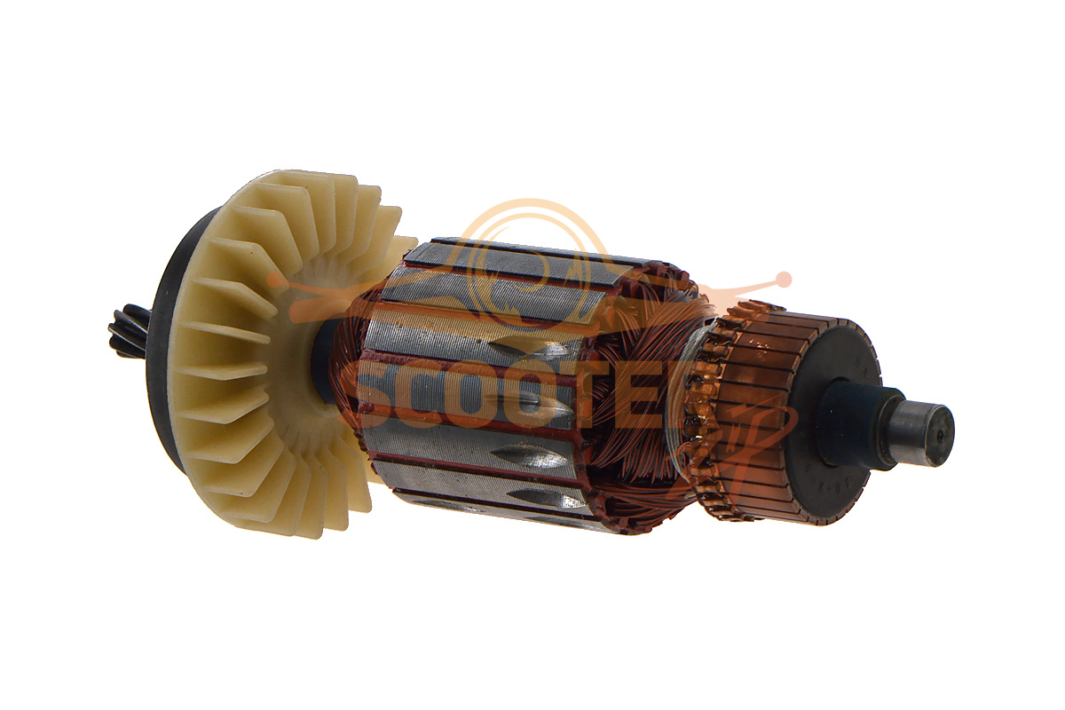 Ротор (Якорь) (L-192 мм, D-54 мм, 8 зубов, наклон вправо) для пилы ручной REBIR KZ1-400 (07.2012), KZ3-400.01.00.00