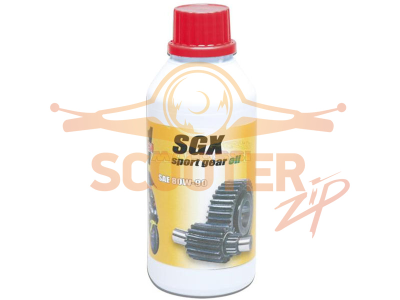 Масло трансмиссионное SGX SPORT Gear OIL (SAE 80W-90) 0.25 L MALOSSI (Италия) для скутера Китаец с двигателем 1E40QMB 50-70 см3, 7613468B