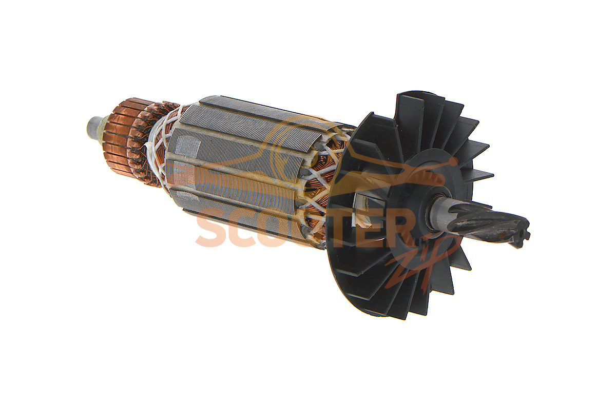 Ротор (Якорь) (L-157 мм, D-35 мм, 5 зубов, наклон влево) ИНТЕРСКОЛ П30/900ЭР, 889-0347