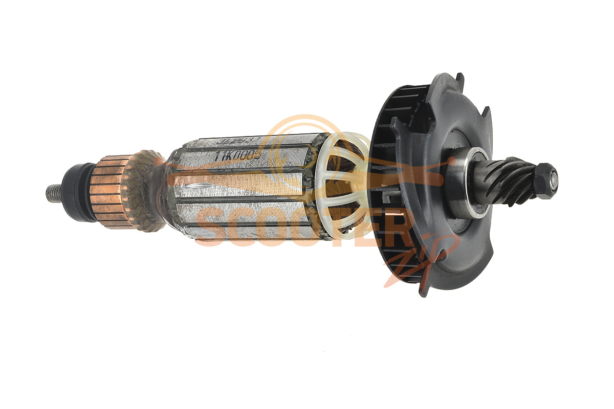 Ротор (Якорь) DeWalt для машины шлифовальной угловой D28132 TYPE 1, D28134 TYPE 1 (L-190 мм, D-35 мм, 9 зубов, наклон влево) 230В, 623584-01