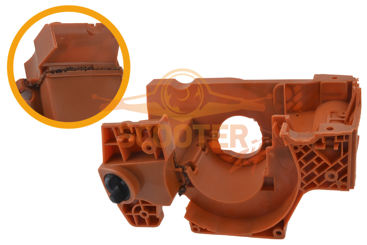 Картер двигателя для бензопилы Husqvarna 137, s/n 20082200001~, 888-4369