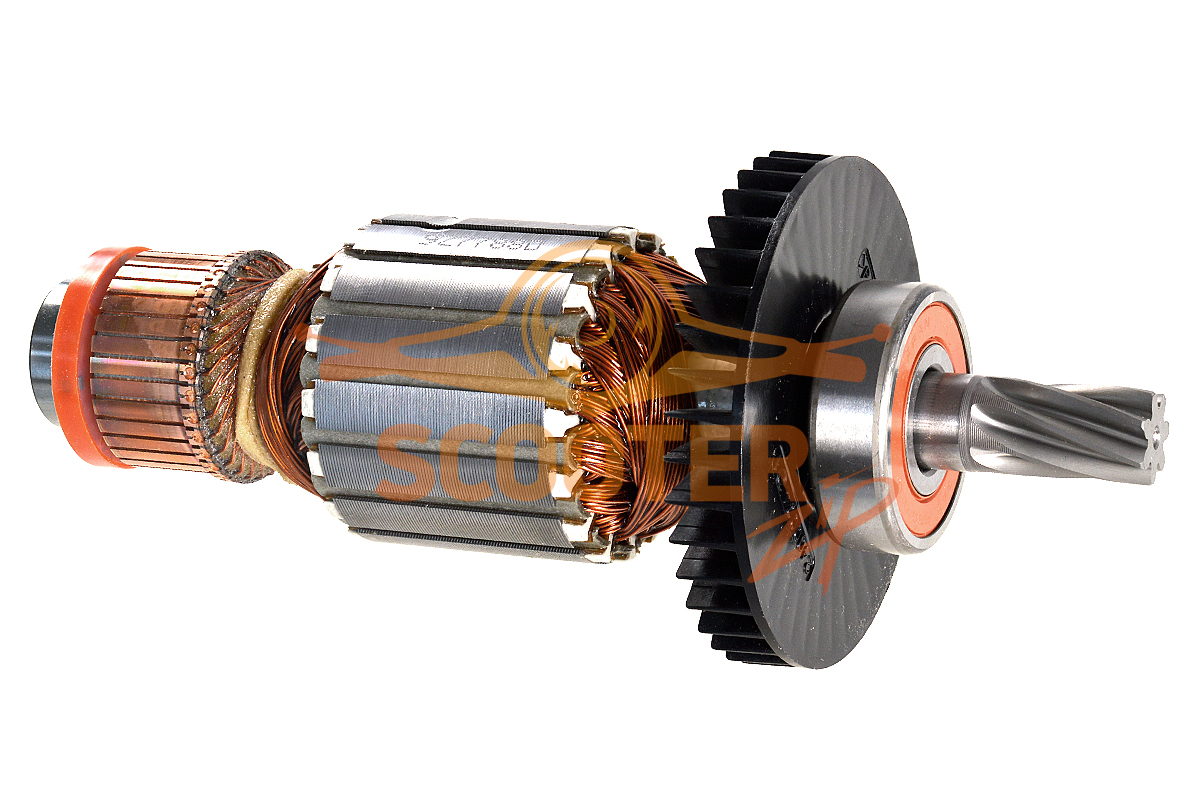 Ротор (Якорь) (L-191.5 мм, D-54 мм, 7 зубов, наклон вправо) для молотка отбойного MAKITA HM1307CB, 517788-0