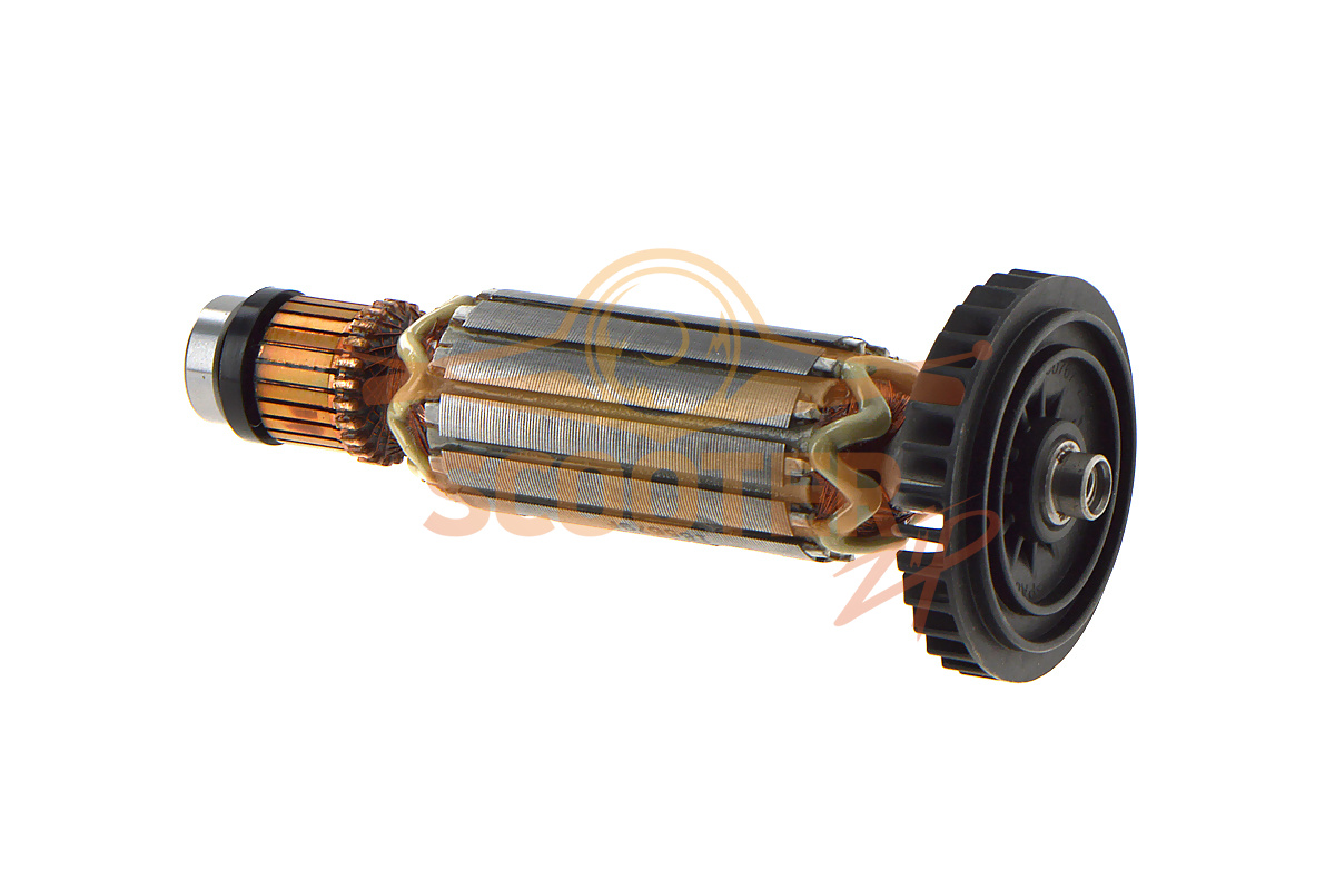 Ротор (Якорь) (L-143 мм, D-32 мм, внутренняя резьба М5) для машины шлифовальной прямой MAKITA GD0600, 515679-9