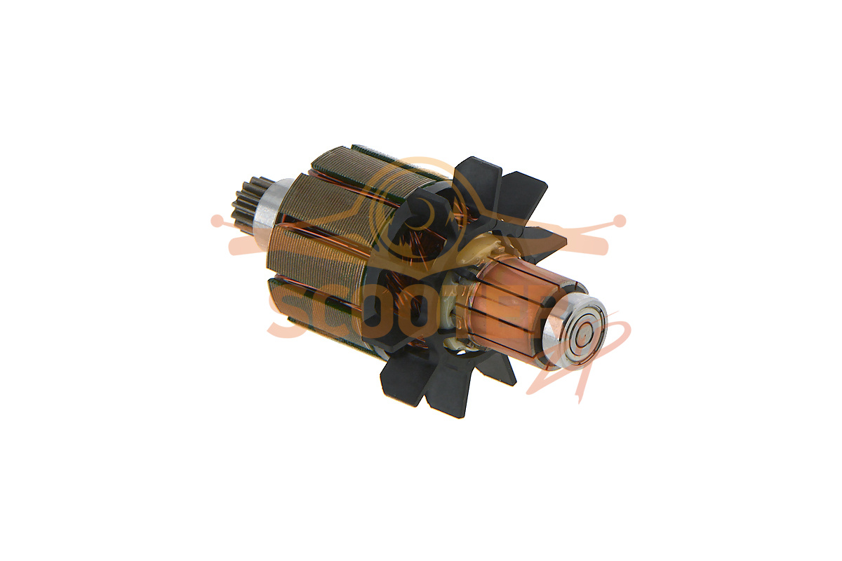 Ротор (якорь) (L-72.5 мм, D-31 мм) для шуруповерта аккумуляторного MAKITA BDF442, 619196-2