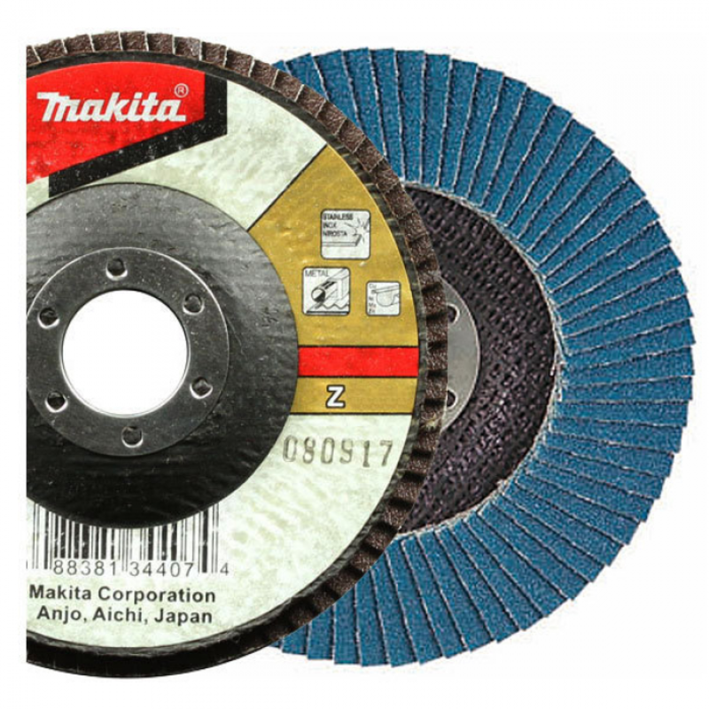 Лепестковый шлиф, диск А80, 125мм угловой Makita, D-57261
