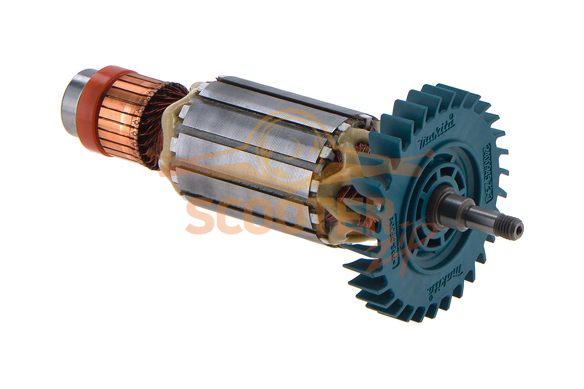 Ротор (Якорь) (L-165 мм, D-41 мм, резьба М7 (шаг 1.0 мм)) для болгарки (УШМ) MAKITA PC5001C, 518685-3
