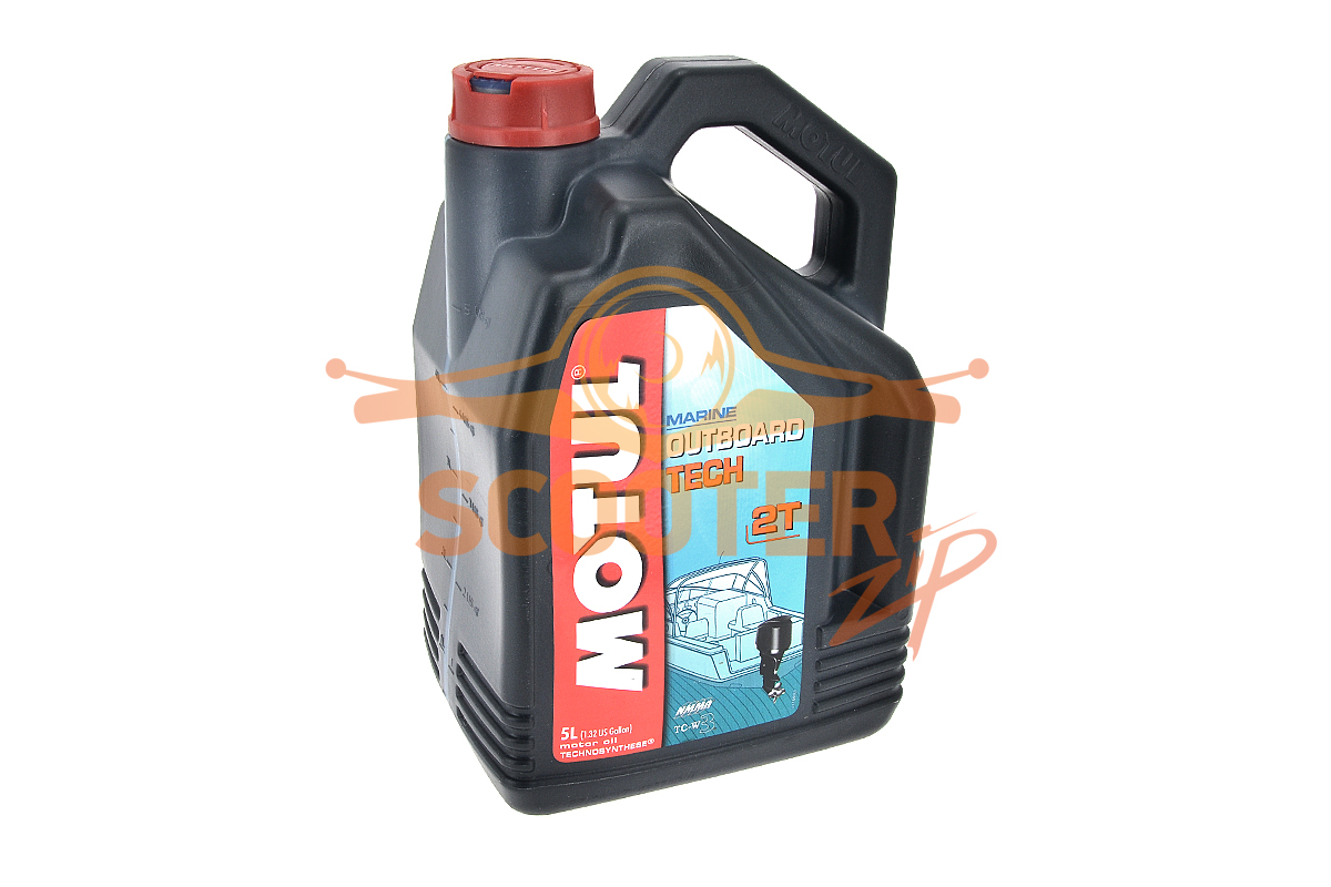 Motul Outboard TECH 2T 5л (полусинтетика) масло моторное, 101728