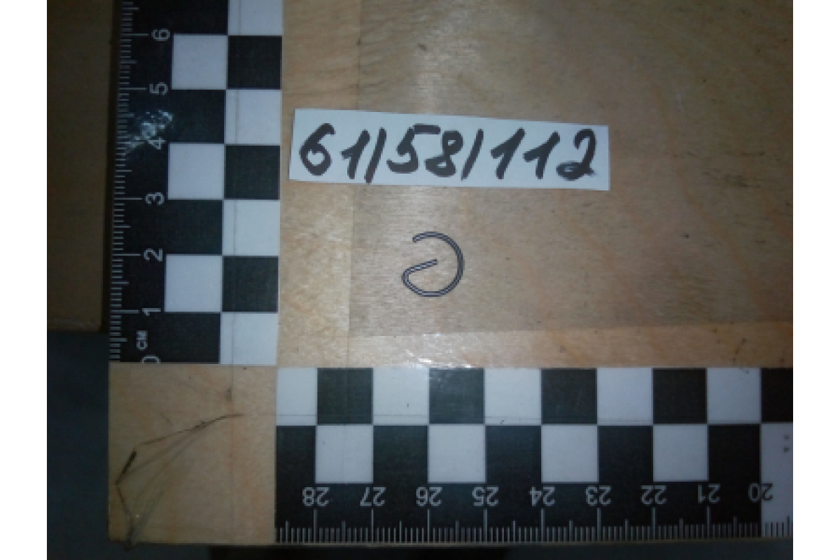 Стопорное кольцо поршневого пальца D=12 mm для бензобура (мотобура) Ресанта МБ-52 (s/n TPW ~), 61/58/112