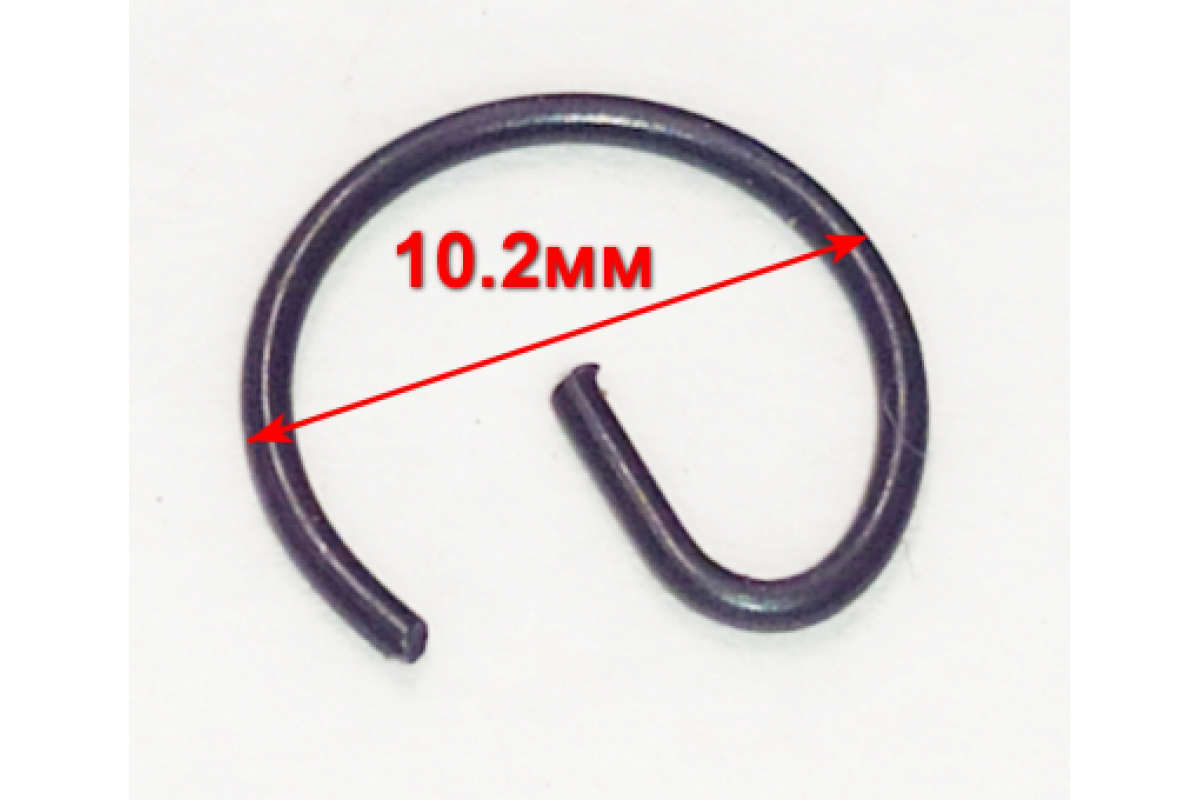 Стопорное кольцо d=10мм для бензопилы HUTER BS-52M (s/n TPW~), 61/58/47