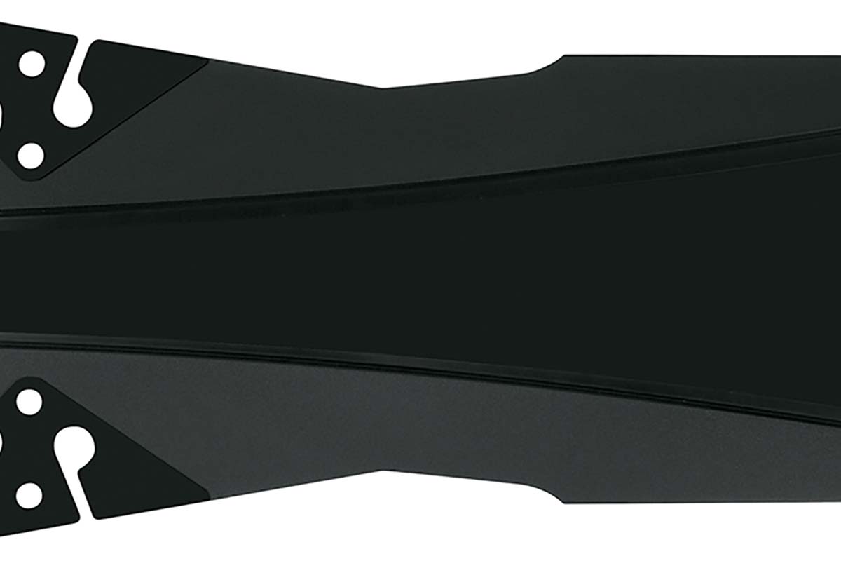 Крыло сверхлегкий пластик 24г заднее S-GUARD SKS черное (Германия), 0-11414