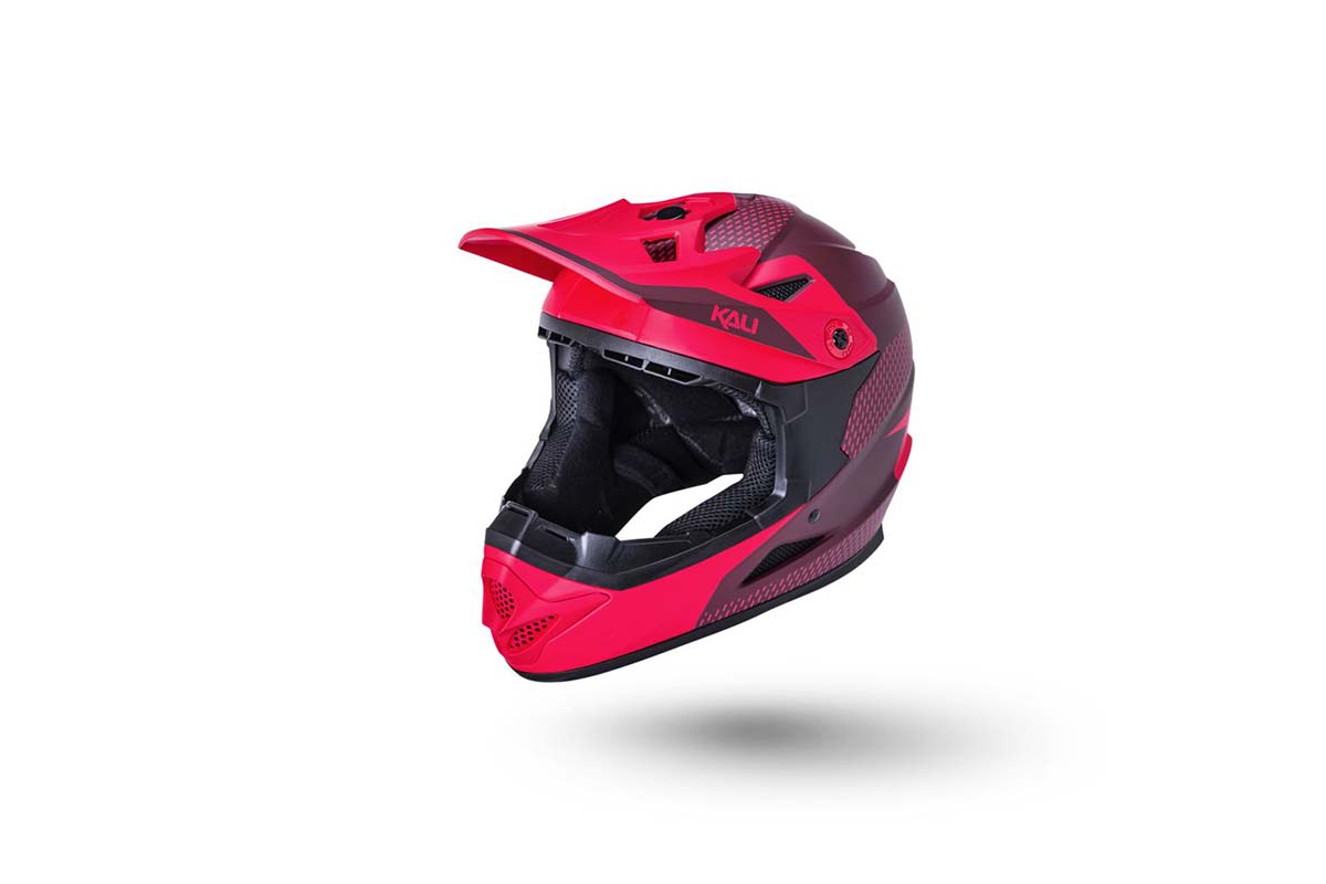 Шлем Full Face DH/BMX Zoka 6отв. Dash мат/ красн/бордов. YM(50-51см) LDL KALI NEW, 02-10621212