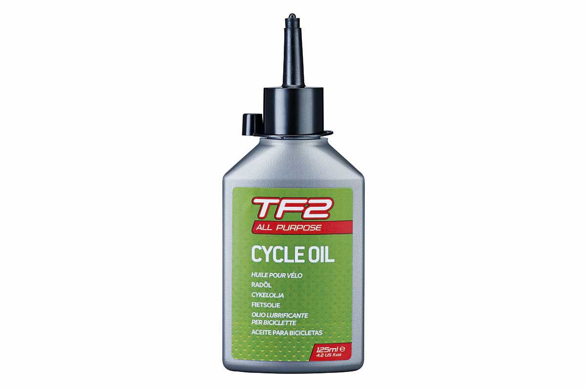 Смазка минеральная TF2 CYCLE OIL для цепи, тросов, педалей 125мл WELDTITE (Англия), 7-03001