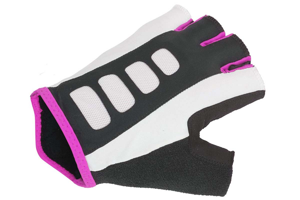 Перчатки Lady Sport Gel X6 жен. черно-розовые S гель/лайкра/синт. кожа с петельками AUTHOR, 8-7130655