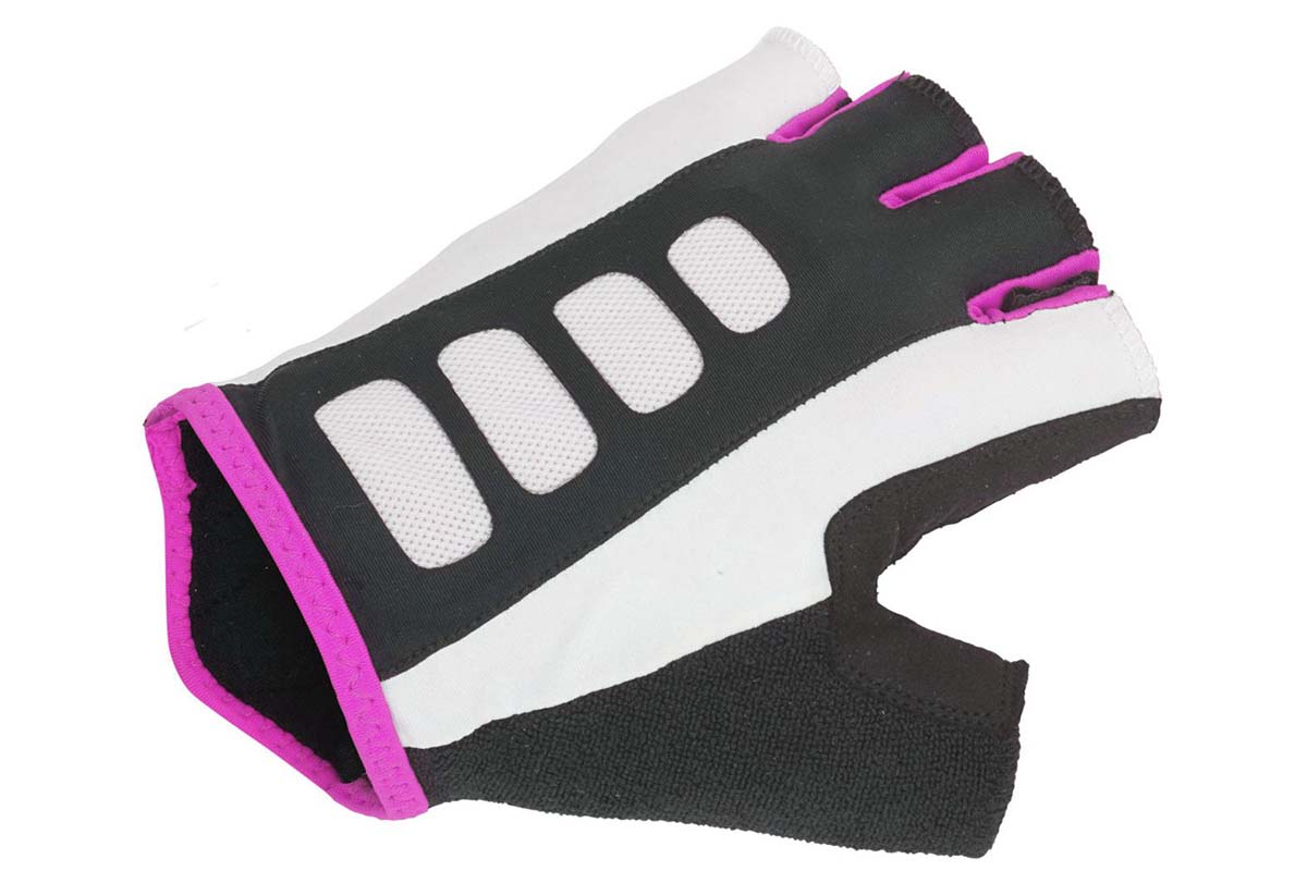 Перчатки Lady Sport Gel X6 жен. черно-розовые L гель/лайкра/синт. кожа с петельками AUTHOR, 8-7130657