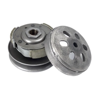 Вариатор задний в сборе для скутера с двигателем 4T 152QMI, 157QMJ 125-150cc