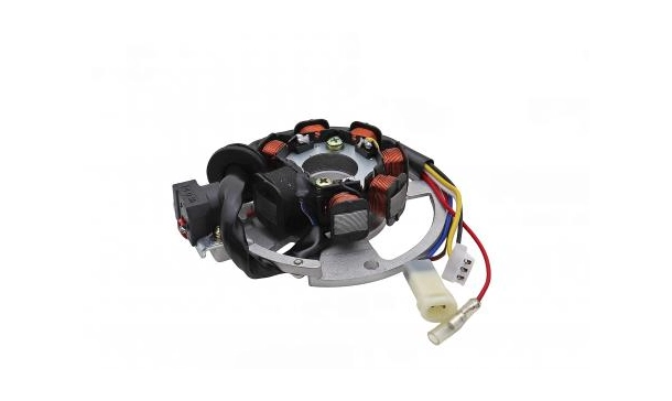 Статор генератора для скутера Yamaha JOG / 1E40QMB, 1E50QMB (7 катушек 6 контактов) WM