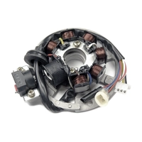 Статор генератора для скутера с двигателем 2Т 1E40QMB, 1E50QMB, JOG50 (3KJ) (7 катушек) (6 контактов) MVH