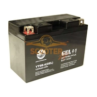 АКБ YT 9B-4 12V 8Ah (150 x 70 x 105) /+ -/ c тестером ГЕЛЕВЫЙ SM-PARTS